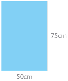 Coverline Хірургічне простирадло неклейке (IS) 50см х 75см